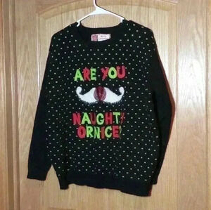 Christmas sweater ugly women's size XL